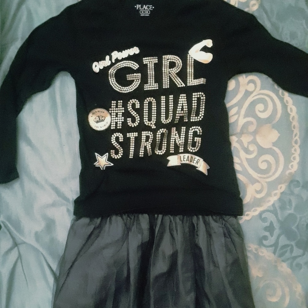 BLACK SPARKLY PRINCESS MINI with TOP! BEAUTIFUL!